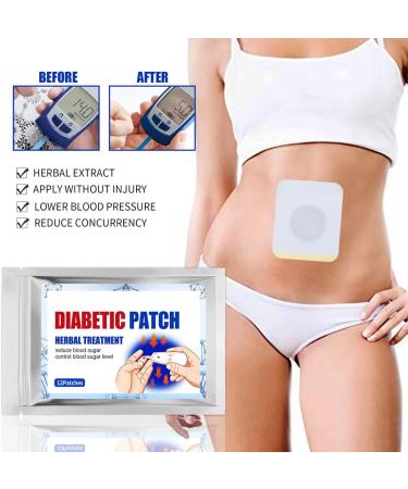 24pcs Diabetic Belly Patch Diabetic Belly Care Patch Relieve Thirst Control Blood Sugar Diabetic Abdominal Patch for Middle Age Elderly - Buy Online on GoSupps.com