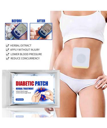 Organic Bottom Plaster Patches for Diabetics - 24 Pieces for Blood Sugar Control & Thirst Relief | Ideal for Seniors - Buy Online on GoSupps.com