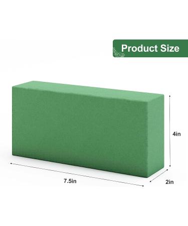 Whonline 8pcs Floral Foam Blocks - Wet/Dry Green Bricks for Crafts, Flower Arrangement, DIY, Wedding, Birthdays - 7.5L x 4W x 2H - Buy Online on GoSupps.com