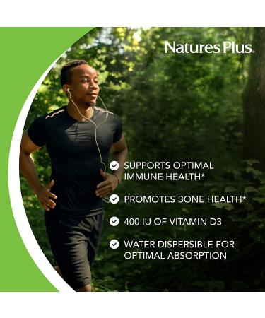 Buy Nature's Plus Vitamin D3 400 IU - 90 Tablets for Immune Support - Buy Online on GoSupps.com