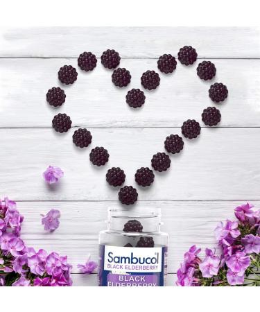 Sambucol Black Elderberry Gummies - 30 Count | Immune Support & Antioxidants - Buy Online on GoSupps.com
