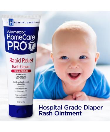 Welmedix Home Care Pro Rapid Relief Diaper Rash Cream - Pack of 3 - 4 Oz. - Buy Online on GoSupps.com