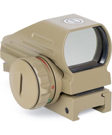 DD DAGGER DEFENSE -Combat Vet Owned Company- DDHT Series red dot Scope Optic-Reflex Sight- for Sighting and Sport tan