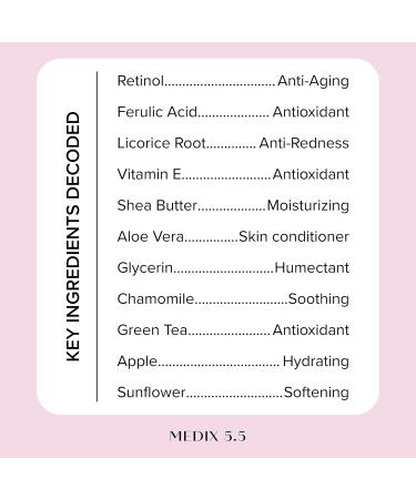 Medix 5.5 Fragrance Free Retinol Age Rewind Cream + Glycolic Acid Exfoliating Body Wash Set - Buy Online on GoSupps.com