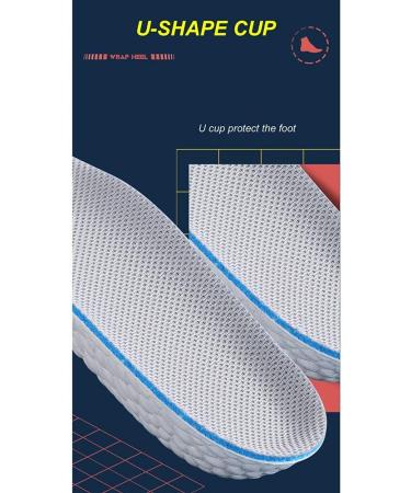 WENLII Orthopedic Height Increasing Half Insole - Arch Support - Breathable Insoles (Size 1.5cm) - Buy Online on GoSupps.com