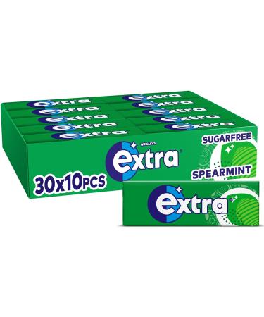 Extra Chewing Gum Sugar Free Peppermint Flavour Chewing Gum Bulk 30 Packs of 10 Pieces & Chewing Gum Sugar Free Spearmint Flavour Chewing Gum Bulk 30 Packs of 10 Pieces - Buy Online on GoSupps.com