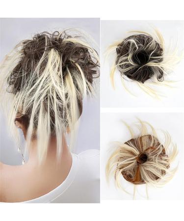 Hair Scrunchies Hair Bun Synthetic Bun Ponytail Hair Extensions Headband Messy Bun with Elastic Rubber Band Ponytail Wig Hair Bun for Women Women Hair Bun (Color : 10#) - Buy Online on GoSupps.com