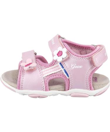 Geox Girl's B Sandal Agasim - Pink | Size 6 UK | Breathable Comfort - Buy Online on GoSupps.com