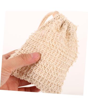 VINTORKY 10pcs Net Soap Storage Body Bar Soap Cotton Linen Soap Punch Soap Loofah Pouch Ramie - Buy Online on GoSupps.com