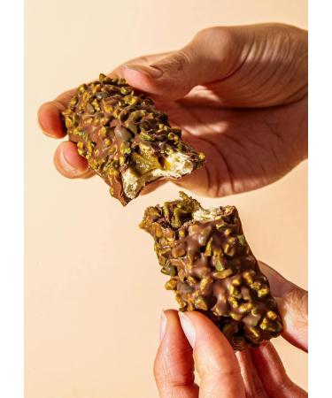 Koro Grand Deluxe Protein Bar Pistachio 12 x 55g - Nutty Filling & Sugar-Free Snack | High Protein Treat - Buy Online on GoSupps.com