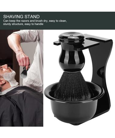 Premium 3pcs Beard Shaving Brush Set - Facial Hair Cleaning & Styling Tools for Men | International Shipping Available - Buy Online on GoSupps.com