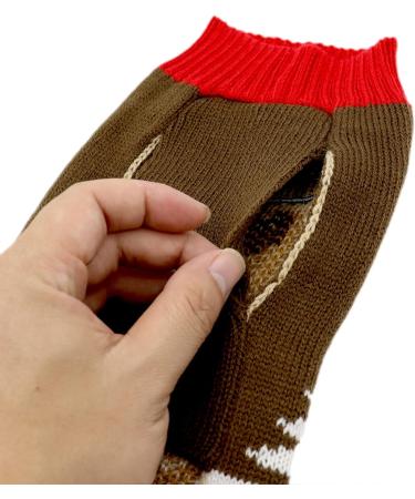 Buy Hrttsy Christmas Dog Sweater | Warm Winter Clothes for Small & Large Dogs | Cozy Pullover for Pets - Buy Online on GoSupps.com