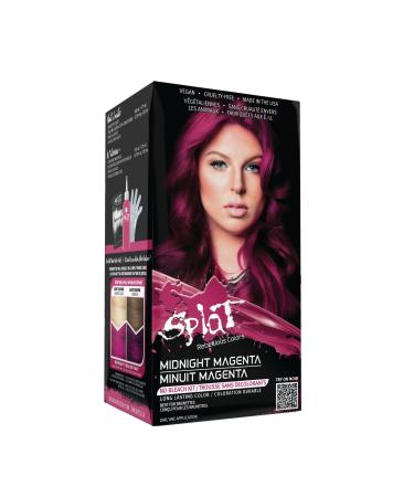 Splat Midnight Magenta Semi-Permanent Hair Color Kit No Bleach  Vegan  Cruelty Free