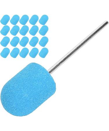 Nail Sanding Band Drill Bit with Shaft Nail Art Sanding Cap Polishing Grinding Sanding Bands Set for Home Salon Use Nail Polisher Sand Cap Nail Art Polishing Sanding Cap for Nail Drill (10 x(Blue) - Buy Online on GoSupps.com
