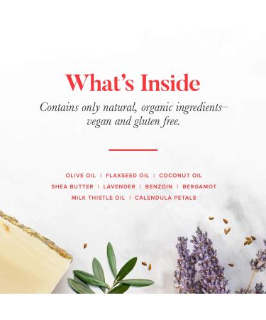 Moon Soap - Pure Organic Face Wash Bar for Normal Aging Rosacea & Sensitive Skin | International Shipping Available - Buy Online on GoSupps.com