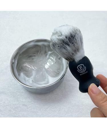 Echolly Luxury Shaving Brush for Men - High End Lather Brush with Smooth Rubber Handle - Perfect Father's Day Gift - 1.4 x 1.4 x 4.2 Inch - Buy Online on GoSupps.com