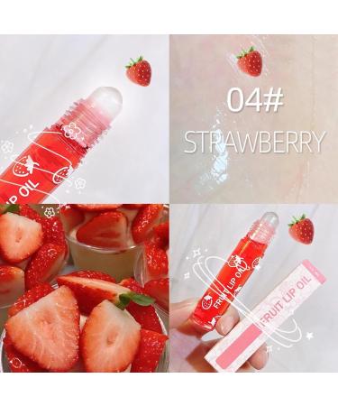 Roll Lip Oil Hydrating Lip Gloss Set Lip Shine Fruit Lip Gloss With 12 Fruity Flavors Lip Gloss Sets Kids Lip Gloss Lip Glow Oil Transparent With Fruity Flavors For Women 04 1 count Pack of 1 - Buy Online on GoSupps.com