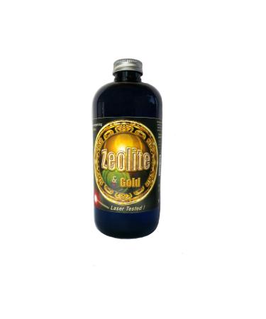 Liquid Zeolite by Silver MTN Minerals Medical Purity Most Bioavailable Colloidally Suspended with Gold Nano Particles. 16 oz 200 ppm