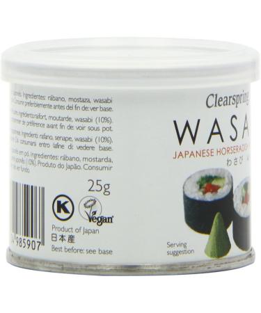  Clearspring Clearspring Organic Japanese Wasabi Powder 25g (Pack of 3) - Buy Online on GoSupps.com