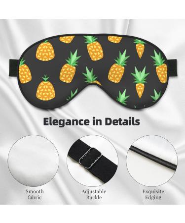 Buy Adjustable Pineapple Sleep Mask | Breathable & Fashionable Eye Mask for Comfortable Sleep | International Shipping - Buy Online on GoSupps.com