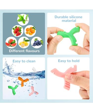 8 Pcs Y Shaped Aligner Colorful Aligner Tray Seaters Teeth Aligners for Invisible or Metal Braces Aligner Teeth Aligner for Aligner Chompers 8 Colors and Scents - Buy Online on GoSupps.com