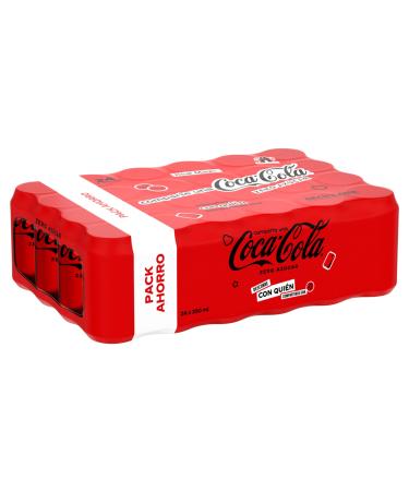 Coca-Cola Zero Coca-Cola Zero Sugar - Sugar-free calorie-free cola soda - Pack of 24 x 330ml cans