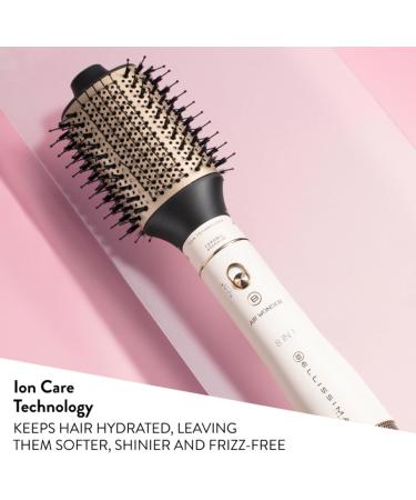 Bellissima 8-in-1 Interchangeable Hot Air Brush Dryer and Volumizer with Ion Technology, Ceramic and Keratin Coated Brushes - 1000W UK Plug - Buy Online on GoSupps.com