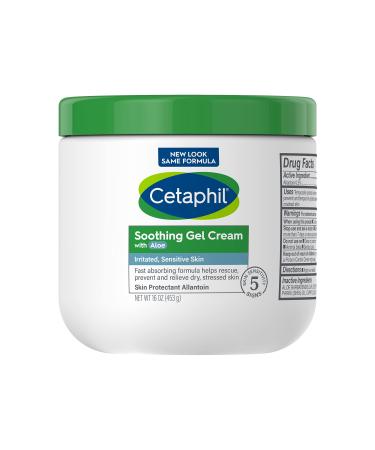 Cetaphil Soothing Gel Cream with Aloe Medium Fragrance Free 16 oz (453 g)