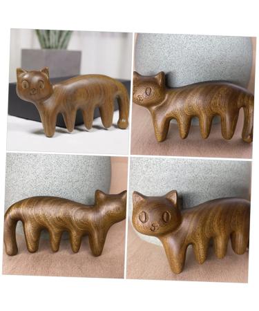 Magiclulu 5-in-1 Wooden Scalp Massager Comb - Acupuncture Point Massage Tool for Relaxation & Travel - Buy Online on GoSupps.com