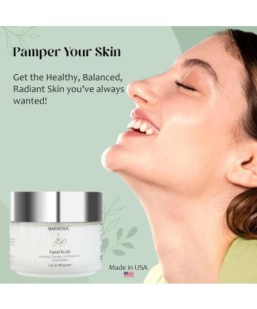 Facial Scrub Exfoliator for Rosacea | Gentle Deep Cleanser for All Skin Types - Buy Online on GoSupps.com