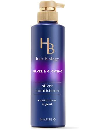 Hair Biology Silver Conditioner with Biotin Silver & Glowing for grey or color treated hair 380ml - Buy Online on GoSupps.com