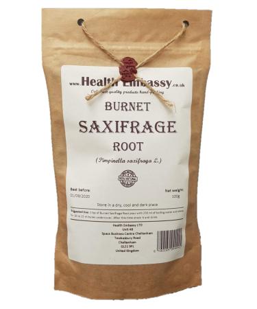 Health Embassy Burnet Saxifrage Root Tea | Pimpinella Saxifraga L | Petit Boucage Racine Tisane (100g)