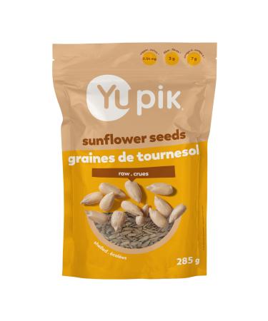 Yupik Raw Sunflower Seeds Shelled 285 g Kosher Gluten-Free Unsalted Sunflower Kernels No Shell Healthy Snacks Source of Omega-6 and Fiber