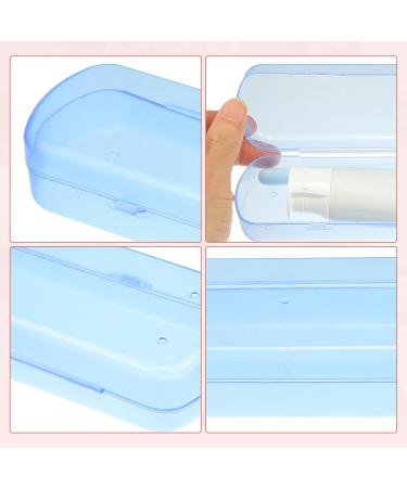 VOCOSTE Travel Toothbrush Case - Lightweight Plastic Holder for Business & Travel - Blue 2.17x1.38x8.07 - Buy Online on GoSupps.com