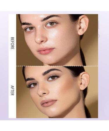  Mimoqk Makeup Powder Oily Skin Oil Control 8.5g Formula Blurring Effect Soft Veil Matte Finish Extended Hold Unblemished Shift with Sleek Design for Stylish Allure - Buy Online on GoSupps.com