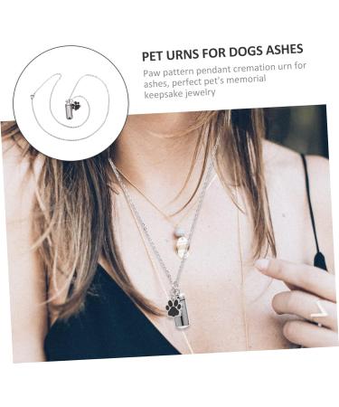 Milist Pets Urn Crystal Necklace - Memorial Ash Medallion & Jewelry for Pet Remembrance - Buy Online on GoSupps.com