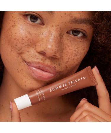 Summer Fridays Lip Butter Balm - Hydrating Conditioning Lip Mask & Sheer-Tinted Lip Care - Iced Coffee (0.5 oz) for Instant Moisture & Shine - International Shipping Available - Buy Online on GoSupps.com