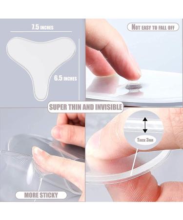 Anti Wrinkle Chest Pads Set of 2 - Silicone Decollete Patches for Collagen Renewal & Skin Tone Repair - Reusable & Self Adhesive - Premium Chest Wrinkle Treatment - Buy Online on GoSupps.com