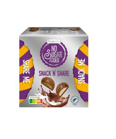 frankonia CHOCOLAT NO SUGAR ADDED Snack 'n' Share Mix Box 120 g Caramel 1 piece (1 pack) - Buy Online on GoSupps.com