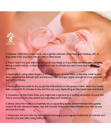 Rose Facial Mask - Hydrating Clay Mask with Rose Extract Vitamin C & Aloe Vera for Smooth Glowing Skin | 4.23 Oz - Buy Online on GoSupps.com