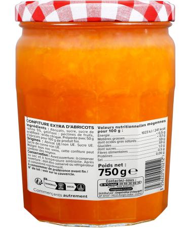 Bonne-Maman Apricot Jam 750 g - Buy Online on GoSupps.com