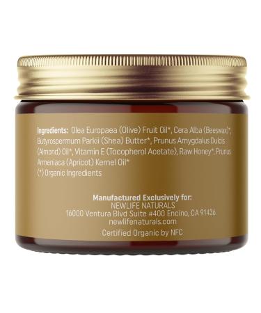 NewLife Naturals USDA Certified Organic Vulva Cream - Menopause Support & Intimate Feminine Care - 2 Oz | Made in USA - Buy Online on GoSupps.com