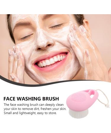 minkissy Silicone Face Scrubber Double Sided Face Brush Face Exfoliating Brush Face Brush Exfoliator Silicone Face Washing Brush Face Scrub Brush Artificial Fiber Cleansing Facial Cleanser - Buy Online on GoSupps.com