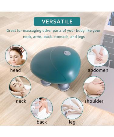 COOBST Handheld Head Massager - Electric Scalp Massager for Self-Care & Headaches in Blue - Buy Online on GoSupps.com