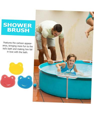 12pcs Baby Bath Sponge Set - Soft Facial and Body Sponges for Gentle Bathing - Cartoon Design Shower Pouf for Baby Bath Supplies - Buy Online on GoSupps.com