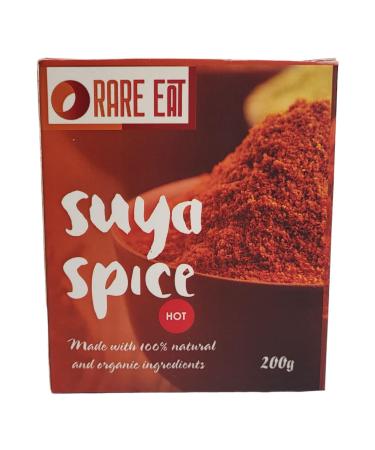 Authentic Suya Spice| Yaji| Yagi| Barbecue Spice| Made with Natural Ingredients (200g)| Hot - Buy Online on GoSupps.com