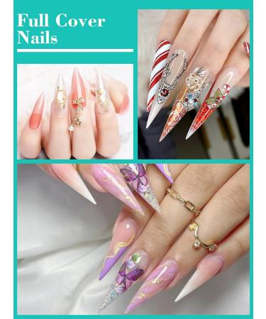 Deciniee 240 Pcs Full Cover Square Nail Tips - Perfect for Gel Nails 12 Sizes for Nail Studios & DIY Nail Art - Buy Online on GoSupps.com