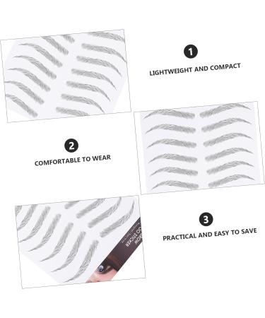 DOITOOL 12 Sheets Waterproof Eyebrow Stickers Sticking Stuffers for Men Hair-like Eyebrows Stickers Cosmetic - Buy Online on GoSupps.com