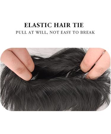 Hair Chignon Short Ponytail Extensions Synthetic Straight Hair Hair Bun with Elastic Band Hair Accessories Women Wig Hair Bun Messy Bun Hair Piece (Color : C) - Buy Online on GoSupps.com