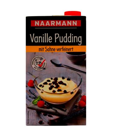 Naarmann vanilla pudding refined with cream pack of 6 (6 x 1 kg)